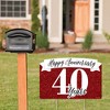 Big Dot of Happiness We Still Do - 40th Wedding Anniversary - Anniversary Party Yard Sign Lawn Decorations-Happy Anniversary 40 Years Party Yardy Sign - 2 of 4