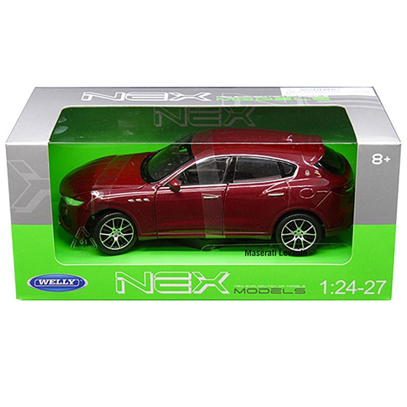 Maserati Levante Red 1/24 - 1/27 Diecast Model Car by Welly, 3 of 4