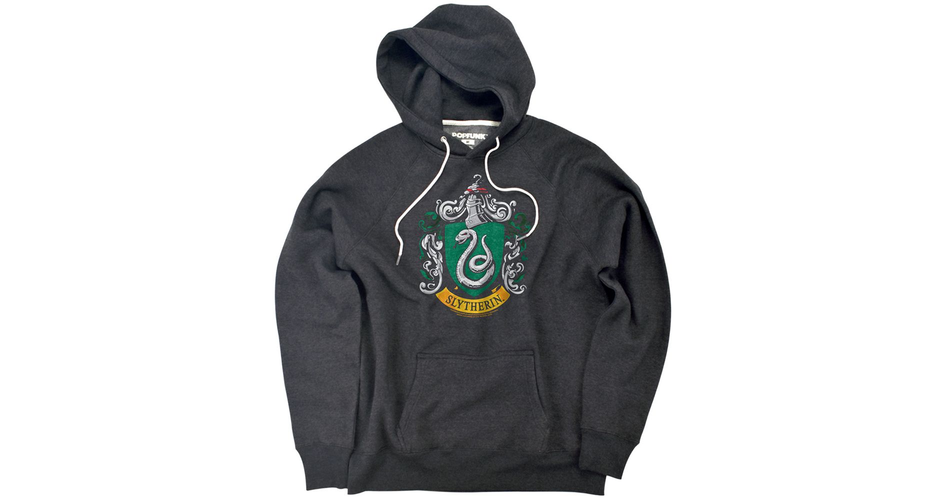 Harry Potter Slytherin Crest Slim Fit Pullover Hoodie