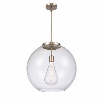 Athens - 1 Light Pendant In Industrial Style-18.38 Inches Tall and 17.75 Inches Wide