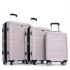 BEAFUP Set of 3 Luggage Sets PC Lightweight & Durable Expandable Suitcase with Two Hooks, Double Spinner Wheels, TSA Lock, (21/25/29) - 2 of 4