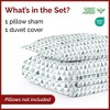 Luxury Soft Premium Christmas Duvet Cover Set - Zipper Closure & Matching Pillow Shams - CGK Linens - 2 of 4