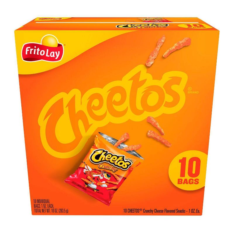 Cheetos Crunchy Cheese Flavored Snacks - 10ct, 2 of 7