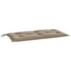vidaXL Garden Bench Cushion Taupe 43.3"x19.7"x2.8" Oxford Fabric - 2 of 4