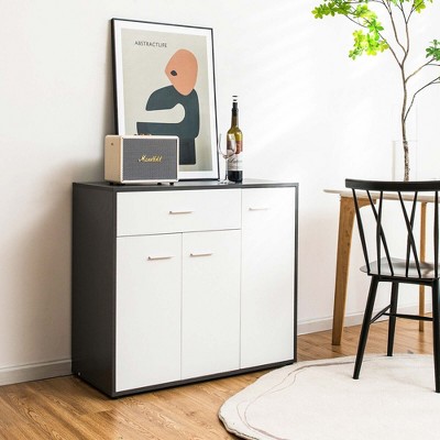 Costway 3-Door Buffet Sideboard Kitchen Storage Cabinet Console Cupboard w/Drawer — фото 4