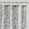 SEVOBAL Shower Curtain Printed Seersucker Floral Microfiber Shabby Chic Contemporary Bathroom Decor, Multicolor, 72"*72"*0.13" - 2 of 4