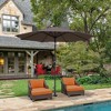Yescom Flagpole Base Dock Deck Mount Windsock Base Umbrella Stand Outdoor Backyard Black - 3 of 4
