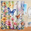 Collections Etc Colorful Spring Butterfly Garden 12-Piece Bathroom Set - 3 of 4