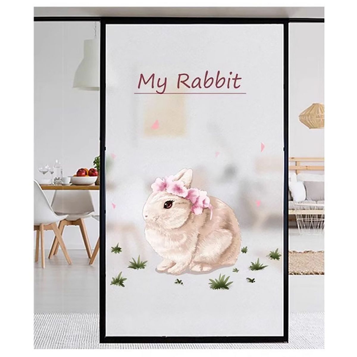 Unique Bargains Window Films Opaque Window Sticker Multicolored 1 Pcs - thumbnail 6