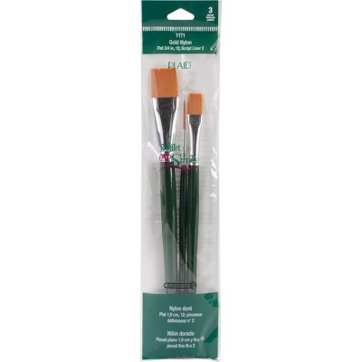 One Stroke Brush Set-3/Pkg