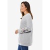 Woman Within Plus Size Printed Sweatshirt - 4 of 4