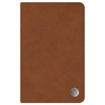 ASMBLD 2024 Refillable Planner 5"x8" Weekly/Monthly Faux Leather Tan