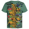 Nickelodeon Ninja Turtles T-Shirt (Sets) Michelangelo Leonardo Raphael Donatello TMNT Outfit Costume Tee Toddler Birthday to Kids Clothes - 2 of 3