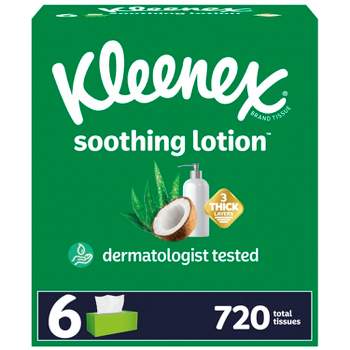 Kleenex Soothing Lotion 3-Ply Facial Tissue - 6pk/120ct