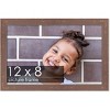 PosterPalooza | Photo Size Shabby Chic Brown Picture Frame - UV Acrylic, Foam Board Backing, Hanging Hardware - 2 of 4