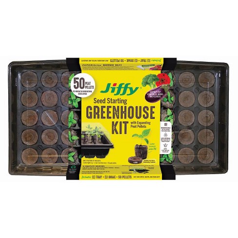 Jiffy 50 Cells 11 in. W X 22 in. L Seed Starting Kit 1 pk - image 1 of 4