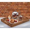 ZASSENHAUS Wood Serving Tray, Acacia, rectangular, 17" x 14" x 2.75" - 2 of 3