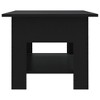 vidaXL Coffee Table Black 40.2 in.x21.7 in.x16.5 in. Engineered Wood - 4 of 4