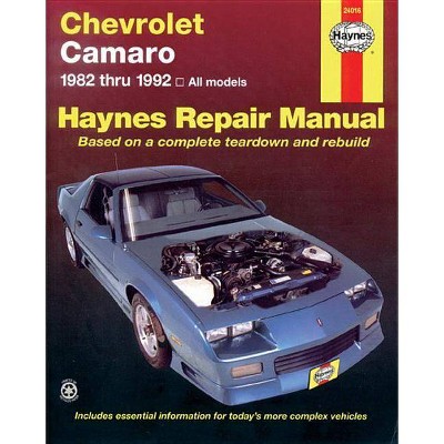 Chevrolet Camaro, 1982-1992 - (Haynes Repair Manual) 6th Edition by  John Haynes (Hardcover)