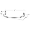 ALFI Isabella Collection Polished Chrome Front Towel Bar for use with model LU014, LU014-LU005 - 3 of 4