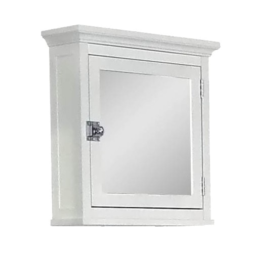 Madison Avenue Wall Cabinet 1 Door White - Elegant Home Fashions