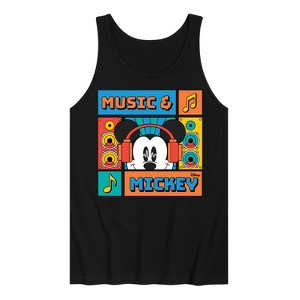 Men's - Disney - Music And Mickey Graphic Tank Top - 1 of 3