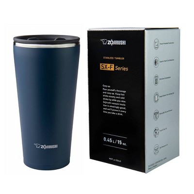 15 oz Navy Stainless Steel Insulated Travel Tumbler