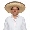 Underwraps Straw Sombrero Adult Costume Accessory | 22 Inch - 2 of 4