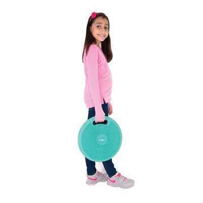 Green Portable Wiggle Seat Sensory Cushion with Easy-Grip Handle