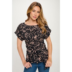 WEST K Women's Bailey Tie Front Dolman Blouse - 1 of 4
