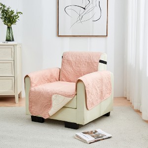 Reversible Quilted Sofa Furniture Protector - Great Bay Home - 1 of 4