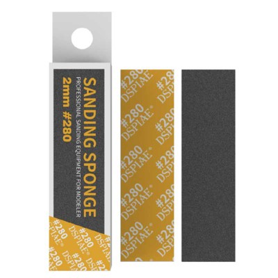 DSPIAE SS2-280 Hobby Sanding Sponge #280 Grit 2mm 5pc