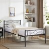 VECELO Modern Bed Frame Metal Platform Bed with Headboard & Footboard, Underbed Storage No Box Spring Needed - image 4 of 4