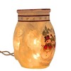 Stony Creek 4.0 Inch Happy Snowman Small Pre-Lit Jar Christmas Lighted Glass Accent , Christmas Decor Lighted Decorative Jar (1PC) - 4 of 4