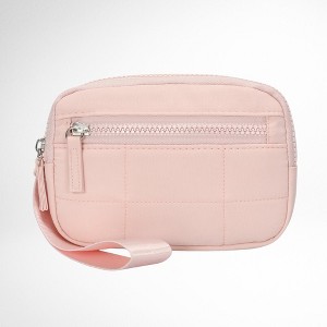 Hynes Eagle Puffer Wristlet Wallet – Women RFID Wallet Purse with Removable Strap, Water-Repellent & Lightweight Design - 1 of 4