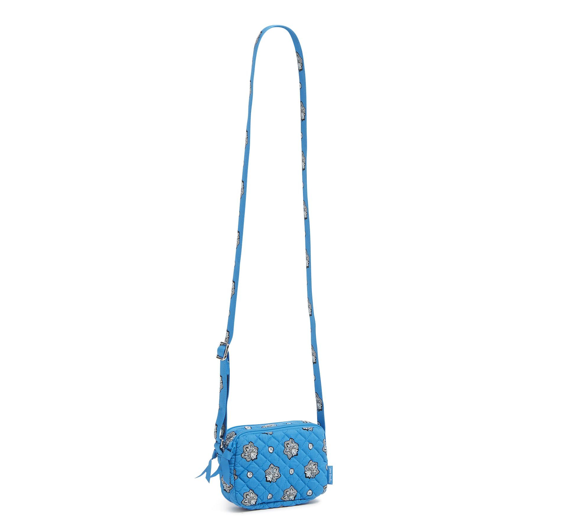Vera Bradley Women's Cotton RFID Small Stadium Crossbody Bag