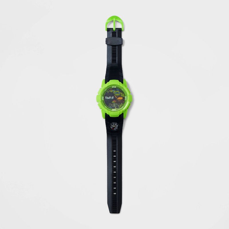 Boys&#39; Teenage Mutant Ninja Turtles LCD Watch - Green, 3 of 9