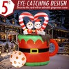Presence 5FT Christmas Inflatable Decor - Ginger Bread Couple - 3 of 4