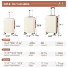 3 Piece Hardshell Luggage Set Expandable (20''/24''/28''), Suitcase Set with TSA Locks, Lightweight Hardside Suitcase Set with Double Spinner Wheels - 3 of 4