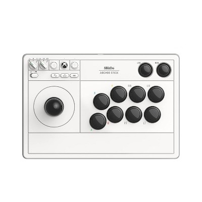 8Bitdo Wireless Arcade Fight Stick for Xbox Series X|S, Xbox One and Windows 10 with 3.5mm Audio Jack - Officially Licensed - White