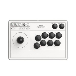 8Bitdo Wireless Arcade Fight Stick for Xbox Series X|S, Xbox One and Windows 10 with 3.5mm Audio Jack - Officially Licensed - White - 1 of 4