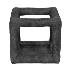 Decorative Object Pottery and Cement Sculpture with Modern Geometric Design - Contemporary Accent Art for Stylish Interiors - 1 of 4