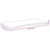 VidaXL Desk Top 43.3 in.x21.7 in.x1 in. Bamboo - 4 of 4