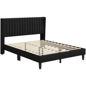 Yaheetech Upholstered Bed Frame with Wing Side - 1 of 4