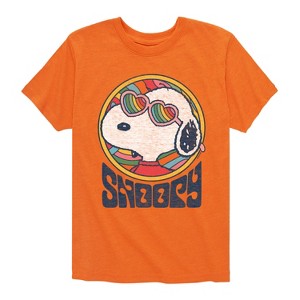 Boys' - Peanuts - Groovy Snoopy Short Sleeve Graphic T-Shirt - 1 of 4