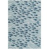 Unique Loom Outdoor Coastal Shoal Fishes Woven Area Rug - 2 of 4