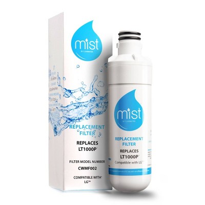 Mist Replacement Refrigerator Water Filter for LG LT1000P, LT1000PC, LT-1000PC MDJ64844601 Kenmore 46-9980, 469980, 9980