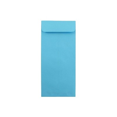 JAM Paper #12 Policy Business Colored Envelopes 4.75 x 11 Blue Recycled 3156401