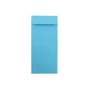 JAM Paper #12 Policy Business Colored Envelopes 4.75 x 11 Blue Recycled 3156401 - 1 of 2