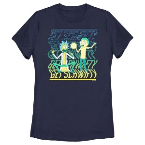 Women's Rick And Morty Get Schwifty Dance T-Shirt - 1 of 4